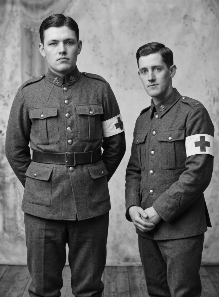 AI restoration of the photo originally printed in The Equity.